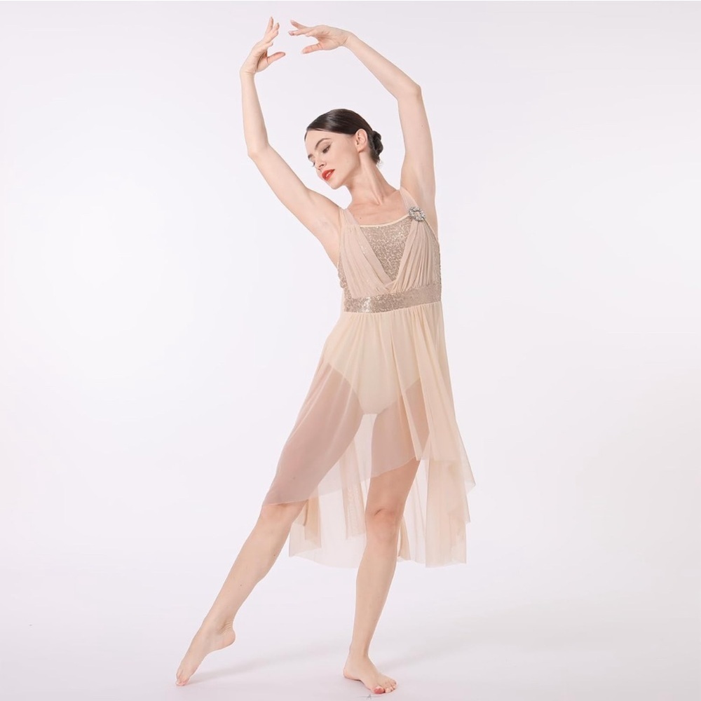 ODASDO Women Adult Lyrical Dance Dress